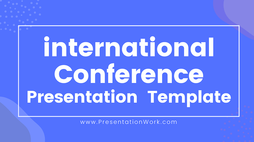 Conference Presentation Ppt Template Collection